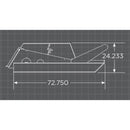 Loflin Fabrication Open-Front Skid Steer Brush Cutter