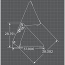 Loflin Fabrication Skid Steer 4-In-1 Combo Bucket