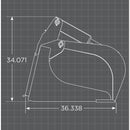 Loflin Fabrication Skid Steer Xtra Heavy Duty Grapple Bucket