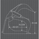 Loflin Fabrication Xtra Heavy Duty Rock Bucket Grapple