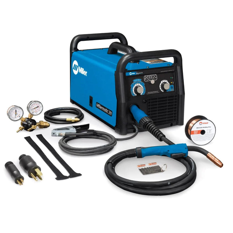 Miller Millermatic 211 MIG Welder, Spoolmate 150, and Accessories (907614) MIL907614_MIL301272_MIL301239_MIL301262