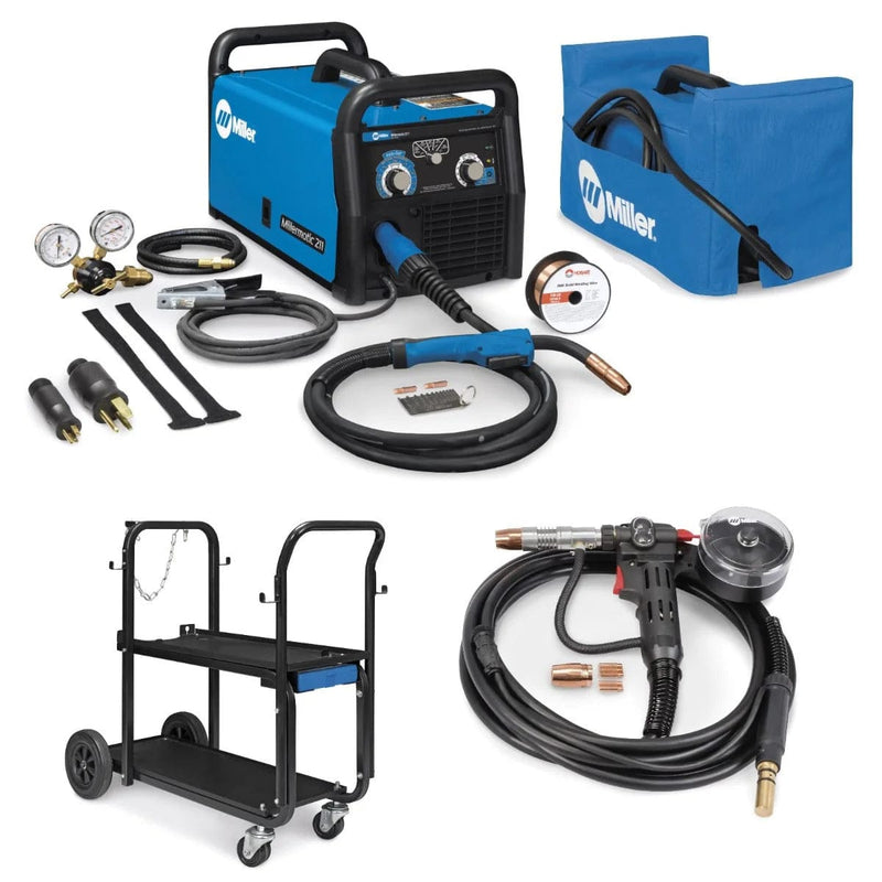 Miller Millermatic 211 MIG Welder, Spoolmate 150, and Accessories (907614) MIL907614_MIL301272_MIL301239_MIL301262