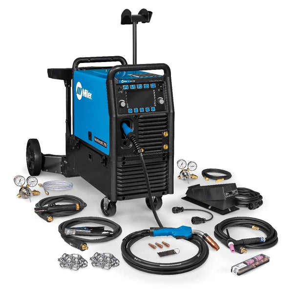 Miller Multimatic 255 Pulsed Multiprocess Welder w/Running Gear and TIG Kit (951768) MIL951768
