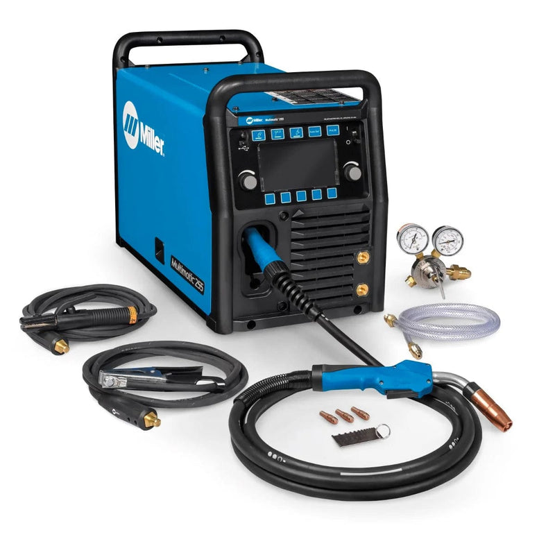 Miller Multimatic 255 Pulsed Multiprocess Welder w/Running Gear and TIG Kit (951768) MIL951768