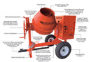 Concrete Mixer Diesel Engine (Towable)