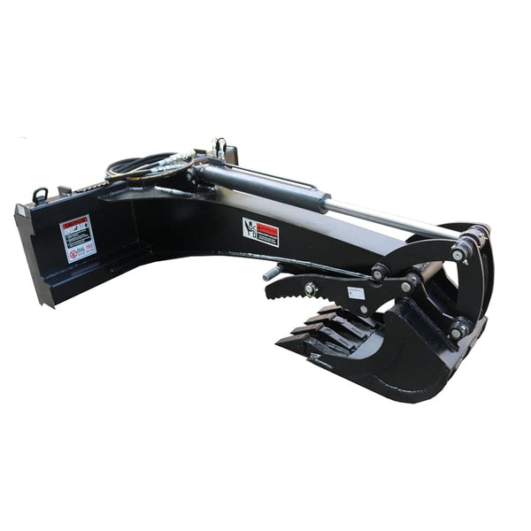 Skid Steer Backhoe Digger Bucket Attachment with 15" Bucket, Universal Mount Plate 07.03.32.0003
