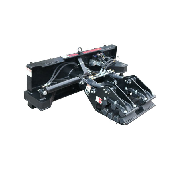 Skid Steer Double Cylinder Hydraulic Pole Setter Pole Claw Attachment Rotating 07.03.31.0001