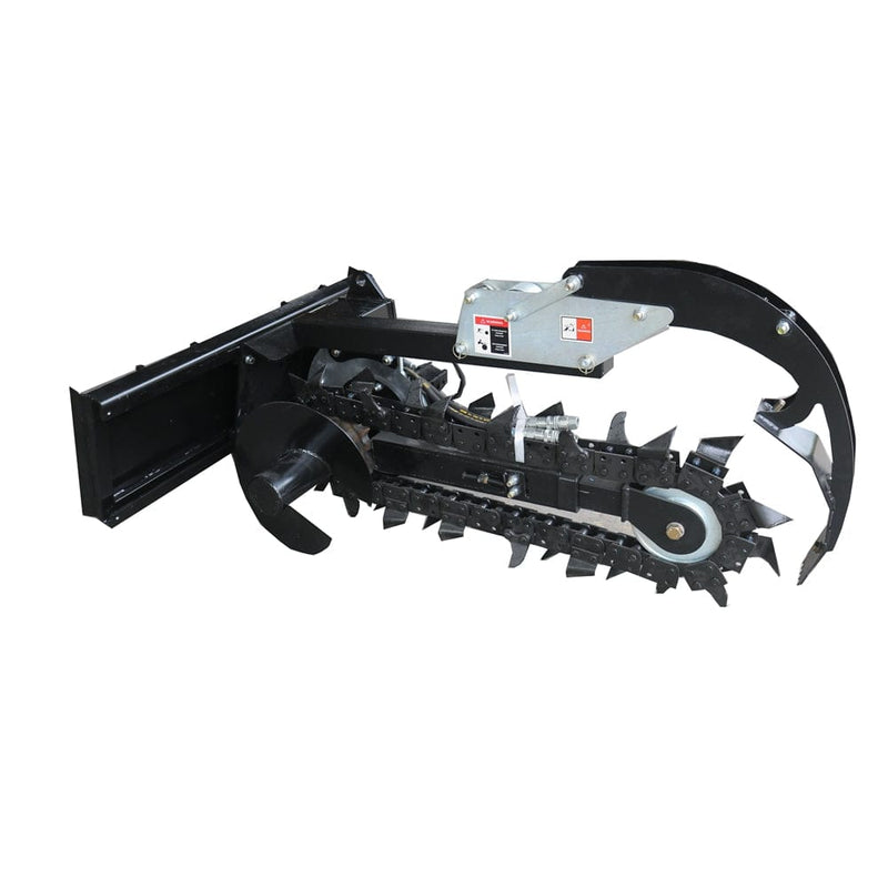 Skid Steer Trenchers Attachment with Adjustable Depth Control Foot 07.03.34.0001