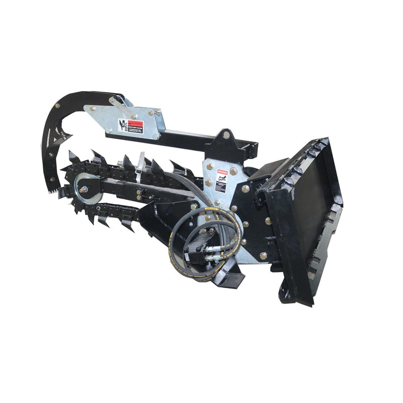 Skid Steer Trenchers Attachment with Adjustable Depth Control Foot 07.03.34.0001