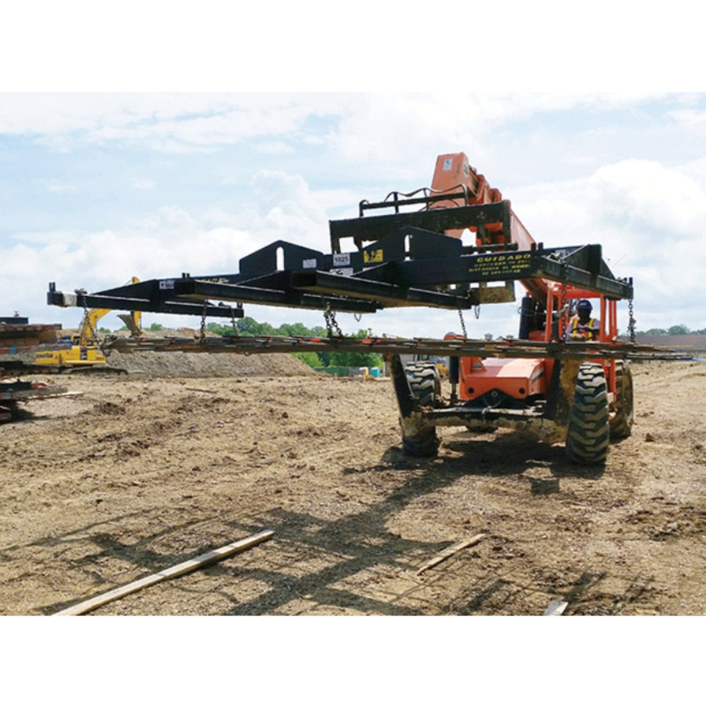 Cable Handler On Machine Star Industries Forklift Wire Mesh Handlers