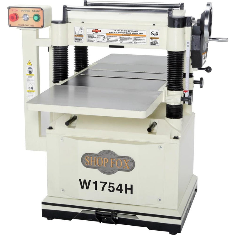 W1754H 20" Planer with Built-in Mobile Base and Helical Cutterhead W1754H