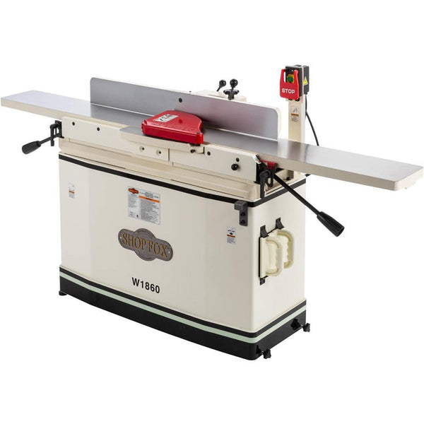 W1860 8" x 76" Parallelogram Jointer with Helical Cutterhead & Mobile Base W1860