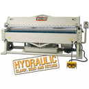 Baileigh BB-9612H; 220 Volt 3 Phase Heavy Duty Hydraulic Box and Pan Brake, 8' Length, 12 Gauge Mild Steel Capacity BI-1021004