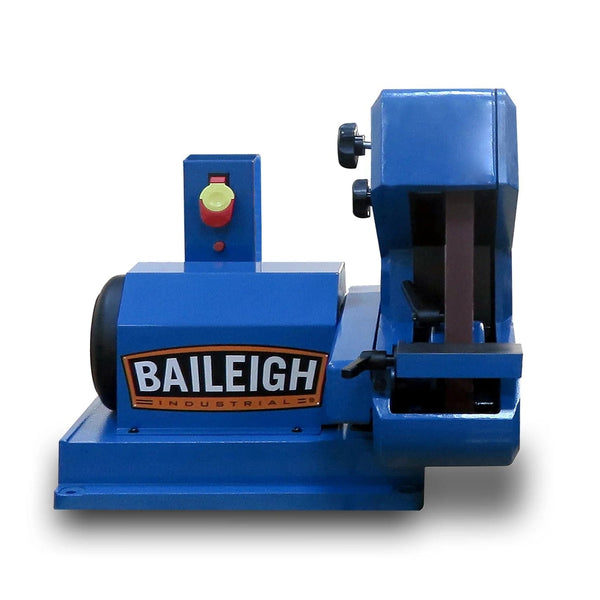 Baileigh BG-142S; 110V 3/4HP Single Speed Three Wheel Belt Grinder 1" Belt Width 42" Belt Length BI-1227892
