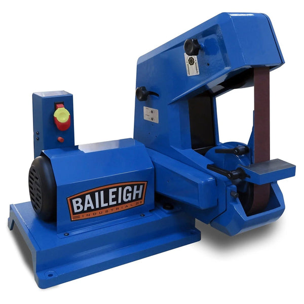 Baileigh BG-260S; 110V 1-1/2hp Single Speed Three Wheel Belt Grinder 2" Belt Width 60" Belt Length BI-1227894
