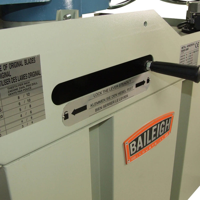 Baileigh BS-260M; 220 Volt Single Phase Dual Mitering Metal Cutting Band Saw BI-1001432