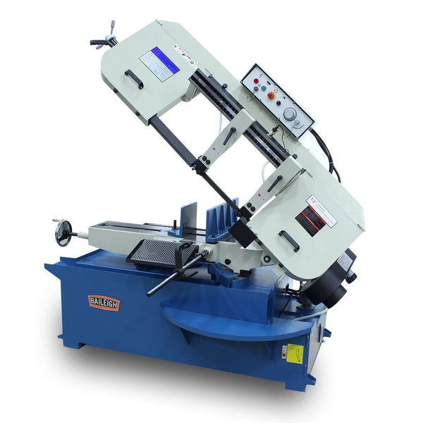 Baileigh BS-330M; 220 Volt 3 Phase Metal Cutting Band Saw Mitering Vice and Head 1-1/4" Blade Width BI-1001517