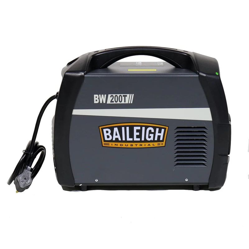 Baileigh BW-200T; 120/230V 200A Inverter Square Wave AC/DC Pulse TIG Welder w/ Regulator, Foot Pedal, 12' Torch BI-1021971