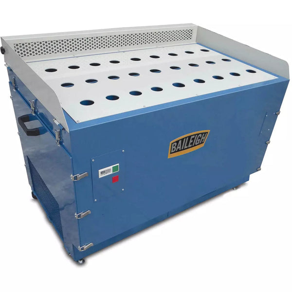 Baileigh DDTM-5922; 110V Metal Down Draft Table, Includes two .5hp Motors and Fire Resistant Filter, 1790 CFMx2 BI-1008627