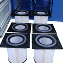 Baileigh DDTM-8052-HD; 230V 3 Metal Downdraft Table 80x52, Air Pulse Clean w/ HEPA Filter (Side Walls and Work Light Inc.) BI-1017590