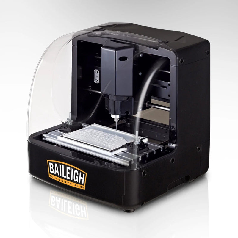 Baileigh DEM-0906; 110V 9" x 6" CNC Desktop Engraver, Laser Ready (Sold Separately) w/ Software Package BI-1022102