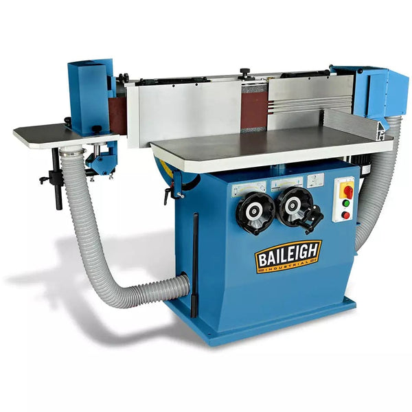 Baileigh ES-8120; 220V Three Phase Edge Sander, 6" x 120" Belt Size, Can Sand Vertical, Horizontal, or at 45 Degrees BI-1004163