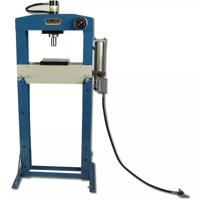Baileigh HSP-20A; 20 Ton Air/Hand Operated H-Frame Press, 7-1/2" Stoke, CE Approved BI-1004808