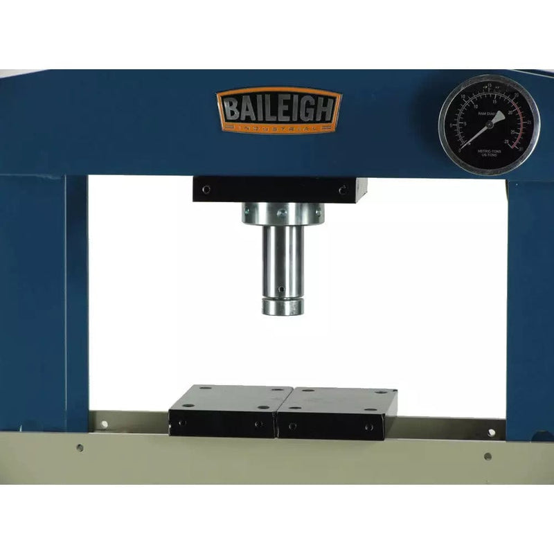 Baileigh HSP-20A; 20 Ton Air/Hand Operated H-Frame Press, 7-1/2" Stoke, CE Approved BI-1004808