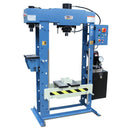 Baileigh HSP-30M-C; 220V 1Phase 30/15 Ton Hydraulic H-Frame Press, 9.5" Stroke BI-1019289