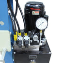 Baileigh HSP-30M-C; 220V 1Phase 30/15 Ton Hydraulic H-Frame Press, 9.5" Stroke BI-1019289