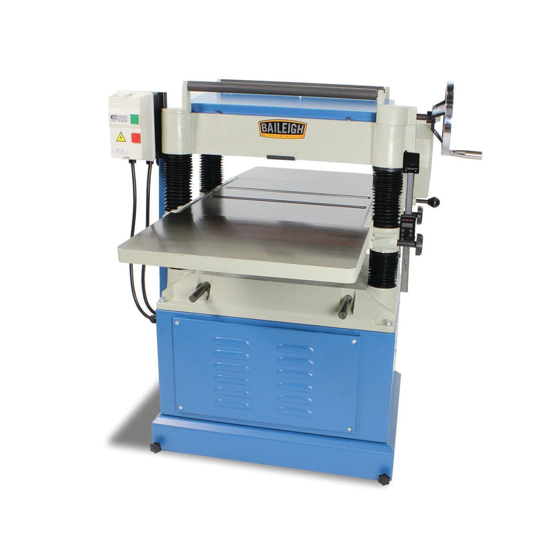 Baileigh IP-208; 220V 1 Phase 5HP 20" Industrial Planer, 8" Maximum Cutting Height, BI-1004940