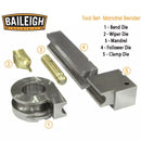 Baileigh MB-350; 220V 3Ph Mandrel Tube and Pipe Bender 3" Round Capacity, Touch Screen Operator Interface BI-1005403