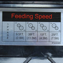 Baileigh PF-3750; 220V 1 1/2HP 4 Speed Cabinet Style Power Feeder BI-1017831