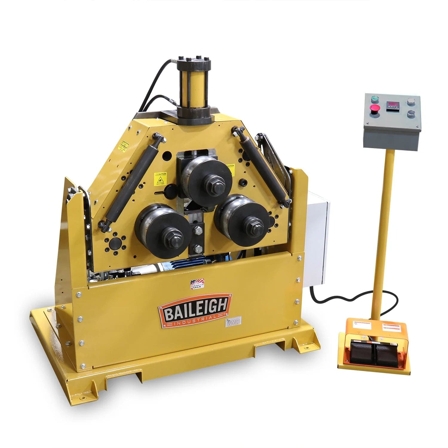Baileigh R-H60-HD; 220V 1Phase Roll Bender with Hydraulic Drive, Top R