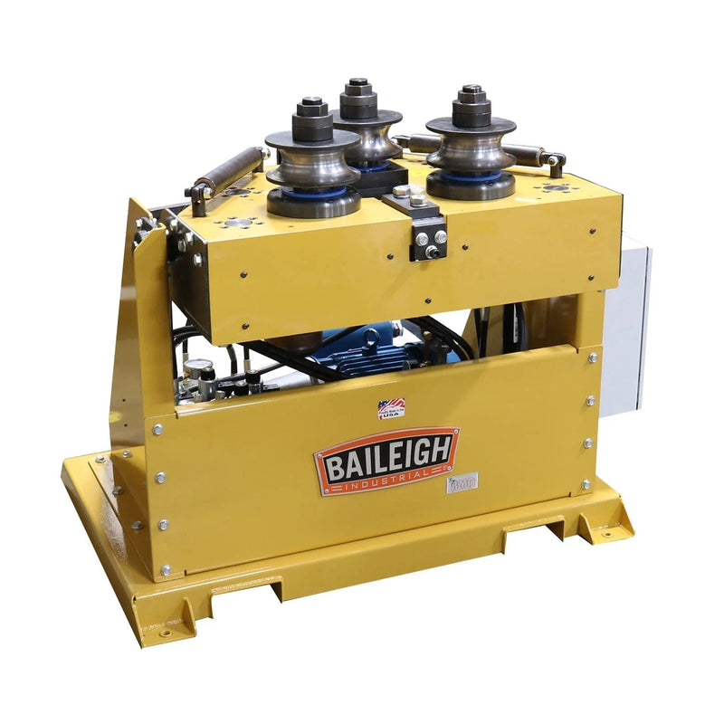 Baileigh R-H60-HD; 220V 1Phase Roll Bender with Hydraulic Drive, Top Roll and Tilt 2.5" Shedule 40 Capacity BI-1225261