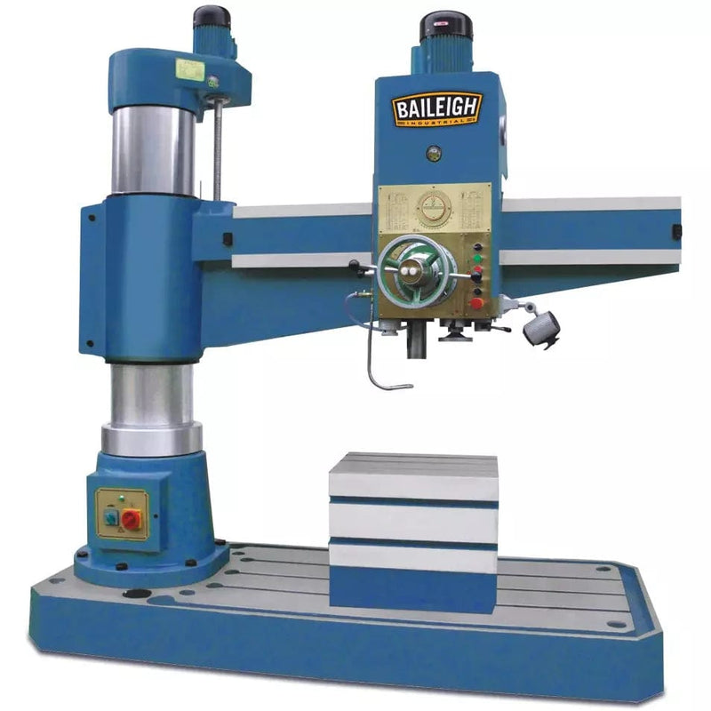 Baileigh RD-1600H; 220V 3Phase Hydraulic Radial Drill, MT5 Spindle, Includes Quick and Tappinig Chuck BI-1008486