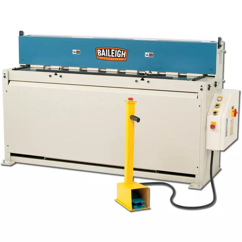 Baileigh SH-6014; 220V 3Phase Hydraulic Powered Shear 60" Length 14 Gauge Mild Steel Capacity BI-1007176