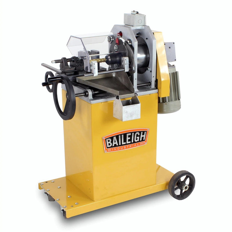 Baileigh TN-800; 110V Eccentric Cut, End Mill Style Tube & Pipe Notcher, Patented BI-1008060