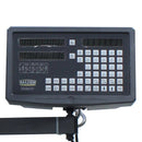 Baileigh VM-1054E-VS; 220V 3Phase Vertical Mill, 10" x 54" Table, Variable Speed, NT40 Spindle, Coolant, Power Feeds, DRO BI-1020696