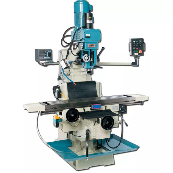 Baileigh VM-1258-3; 220V 3Phase Variable Speed Vertical Milling Machine with Rigid Head 12" x 58" Table BI-1008169