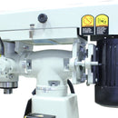 Baileigh VM-626-1; 110V 1.5HP 9 Speed Vertical Turret Knee Mill R8 Spindle w/Stand, Work Light, & 1-Shot Lubricator BI-1017634