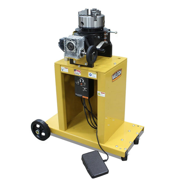 Baileigh WP-1800F; Welding Positioner, 8" 3-jaw chuck with 2-3/8" Through Hole, Cart Mounted BI-1020383