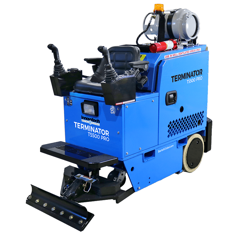 Bartell Global Terminator T5500Pro Ride-On Floor Scraper, Tile Removal Machine, 55HP Propane - T5500PRO T5500PRO