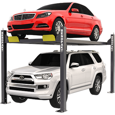 BendPak HD-7P 4-Post Car Lift 7,000 Lb. Capacity, Narrow, High Rise - 5175510