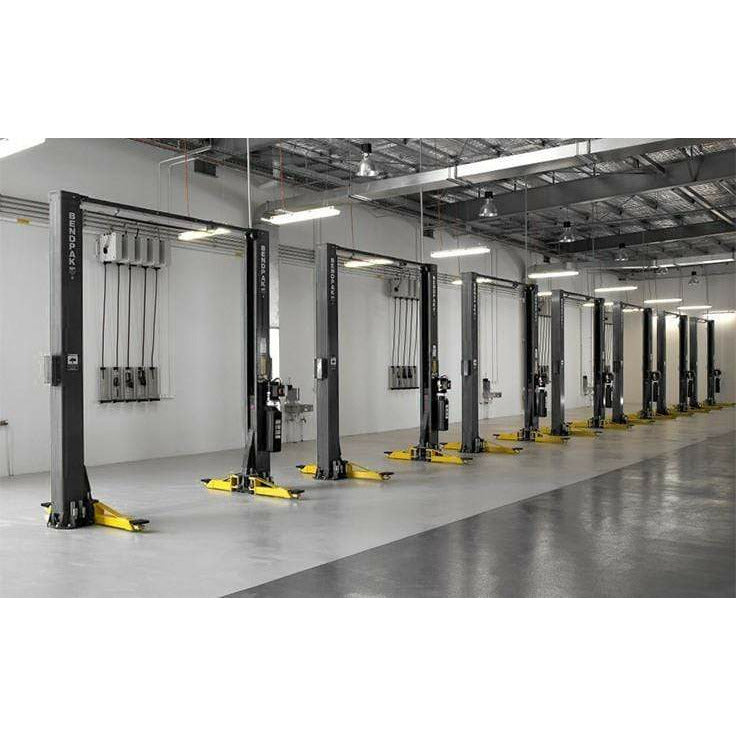 BendPak XPR-12CL 2-Post Car Lift 12,000 Lb. Capacity, Clearfloor Triple-Telescoping Arms - 5175405