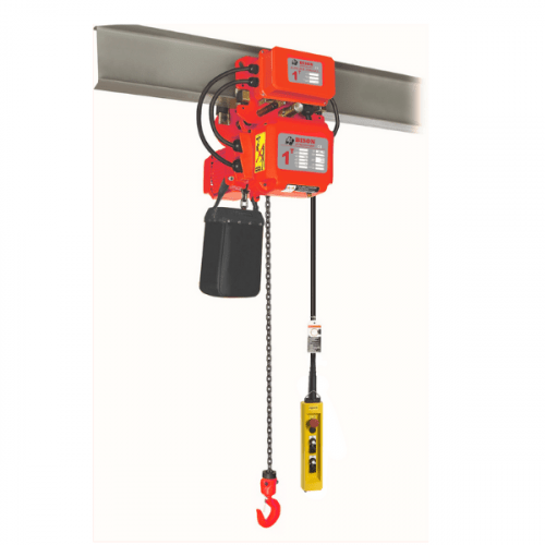 Bison Lifting Equipment 1 Ton Electric Chain Hoist, 3 Phase, Duel Speed - HHBD01SK-01+WPC01D HHBD01SK-01+WPC01D