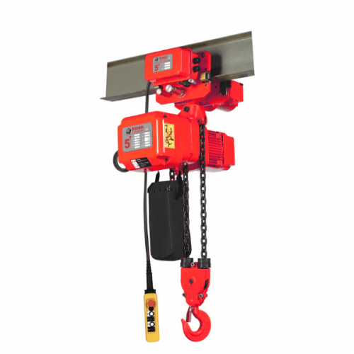 Bison Lifting Equipment 5 Ton Electric Chain Hoist, 3 Phase, Duel Speed - HHBD01SK-01+WPC05D HHBD01SK-01+WPC05D