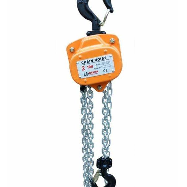 Bison Lifting Equipment CH50-10 5 Ton Manual Chain Hoist 10ft. Lift