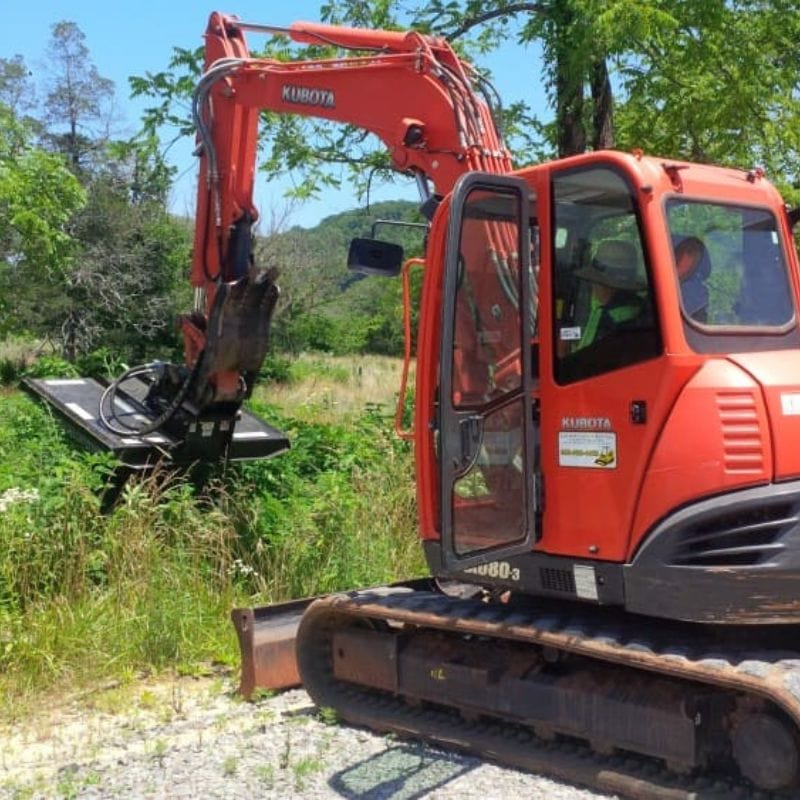 Brush Cutter Mini Excavator HD | Blue Diamond