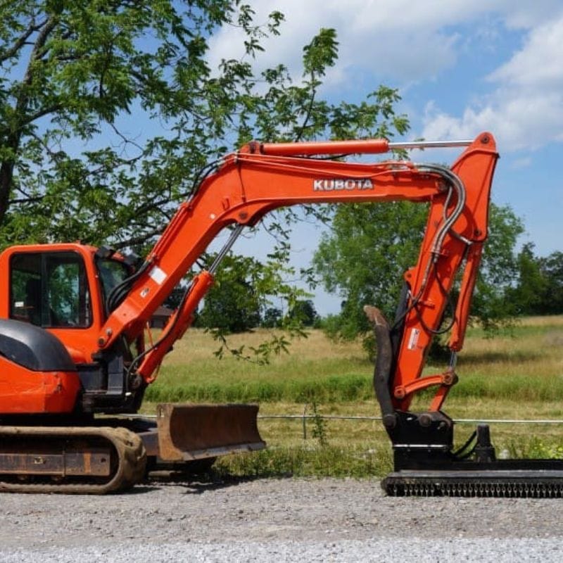 Brush Cutter Mini Excavator HD | Blue Diamond